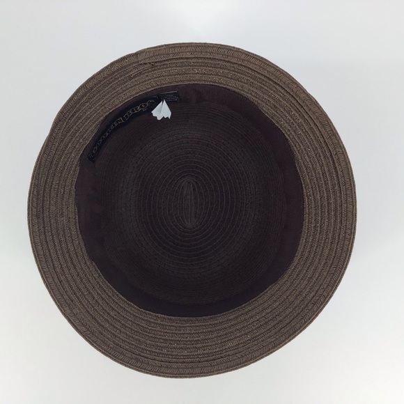 Goorin Bros. Lady Kari Brown Straw Cloche Hat, Med - Picture 13 of 14